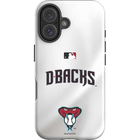 MLB Arizona Diamondbacks Home Jersey iPhone 16 Plus Impact Case